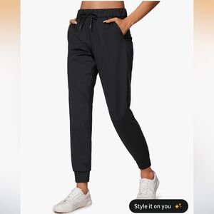 2 pairs of CRZ YOGA Black and Gray Track Pants